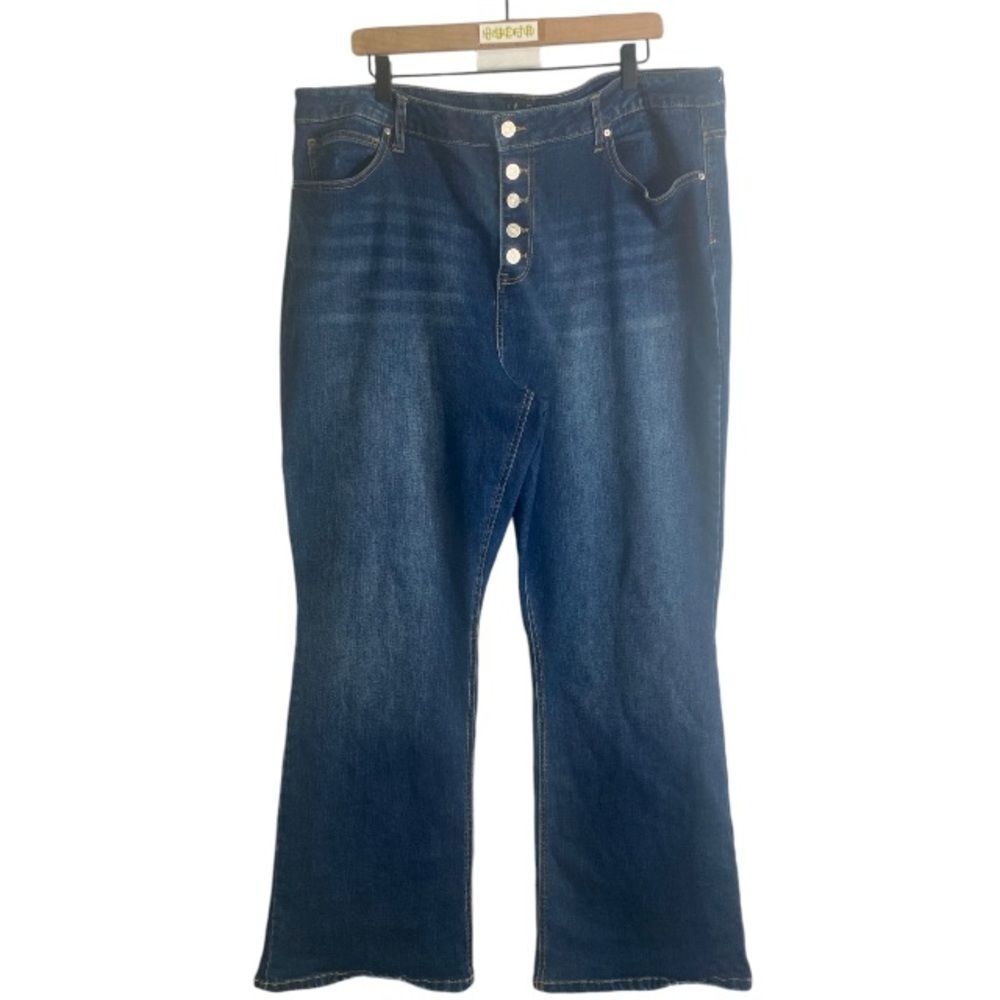 INDIGO REIN dark jeans curvy fit // 20